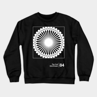 The Cult / Minimalist Style Graphic Artwork Design Crewneck Sweatshirt